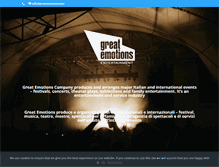 Tablet Screenshot of greatemotions.com